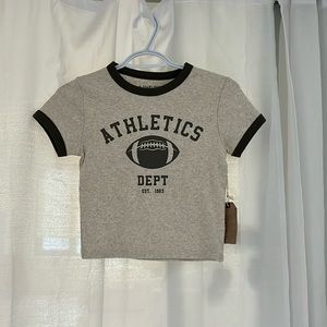 HARLOW Blue Notes print tee Athletics Dept